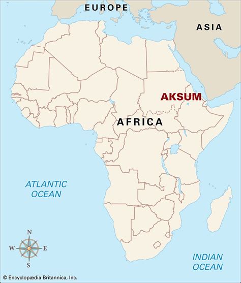 Axum Map Africa