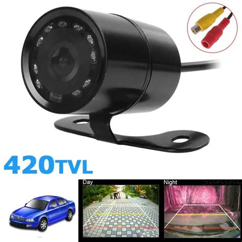 Universal Car Rear View Camera 420TVL Night Vision Car Front View Camera 120 Degree Wide Angle ...