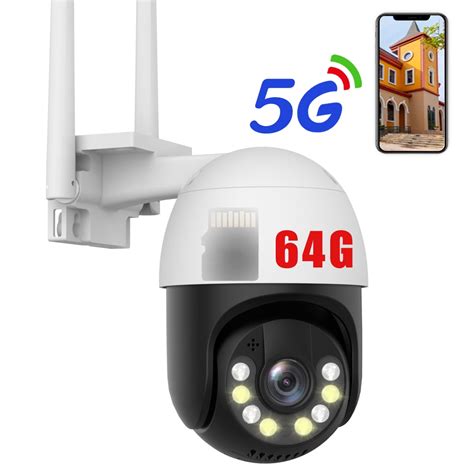 JOOAN 3MP PTZ Security Camera Outdoor, WiFi IP Camera W/64G Card, Two-Way Talk, Night Vision ...