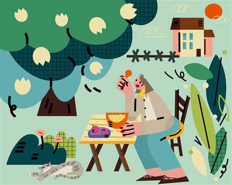 Illustrations for Honey Nut Cheerios article | Behance :: Behance