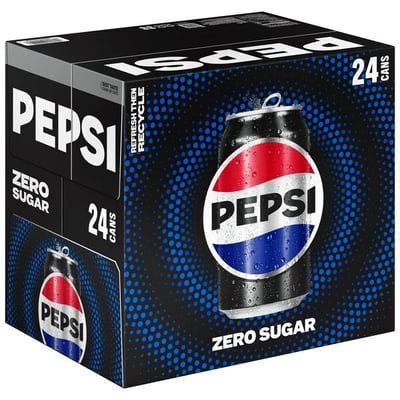 Pepsi - Pepsi, Zero Sugar - Zero Sugar 12 Fl Oz 24 Count Can (24 count ...