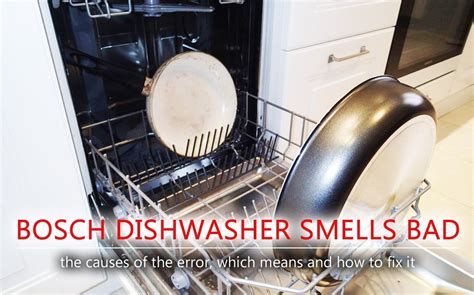 Bosch dishwasher smells bad