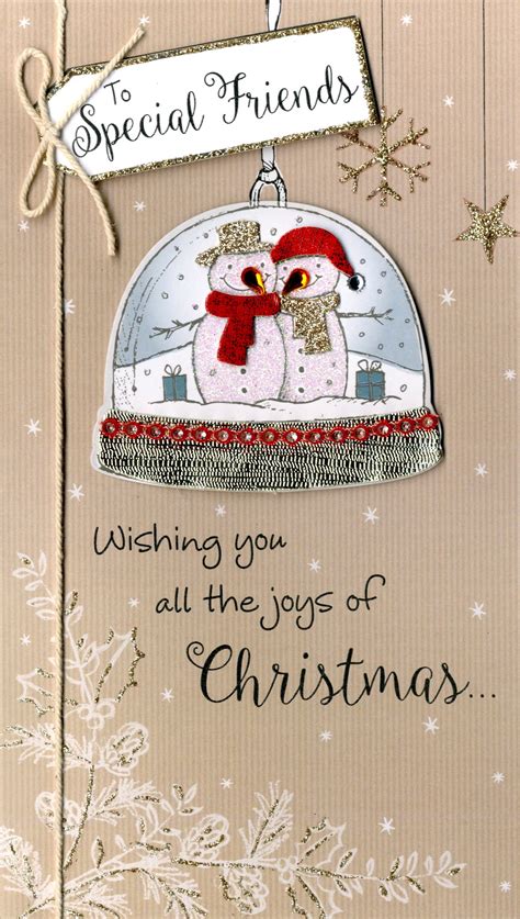 Special Friends Embellished Christmas Card | Cards | Love Kates