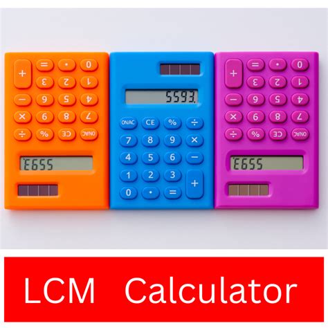 LCM Calculator - Least Common Multiple Online