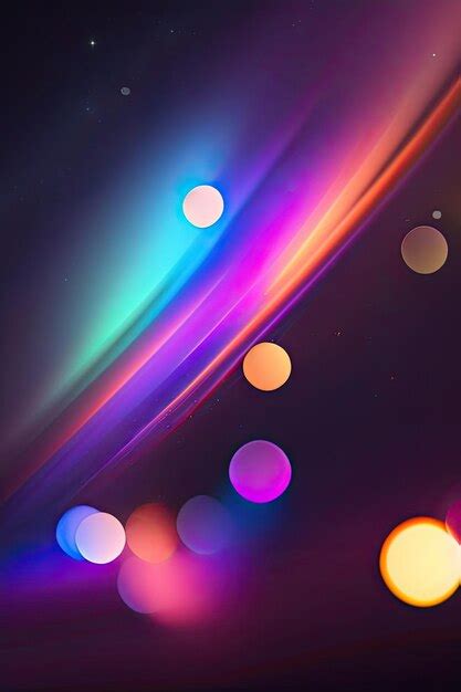 Premium AI Image | Image of colorful abstract shapes