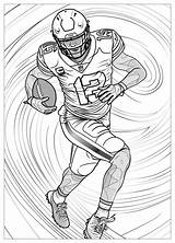 Football Player Coloring Pages  Fun And Educational Activity For Kids sketch template