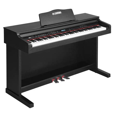 Uenjoy Music Electric Digital LCD Piano Keyboard W/Stand+Adapter+3 ...