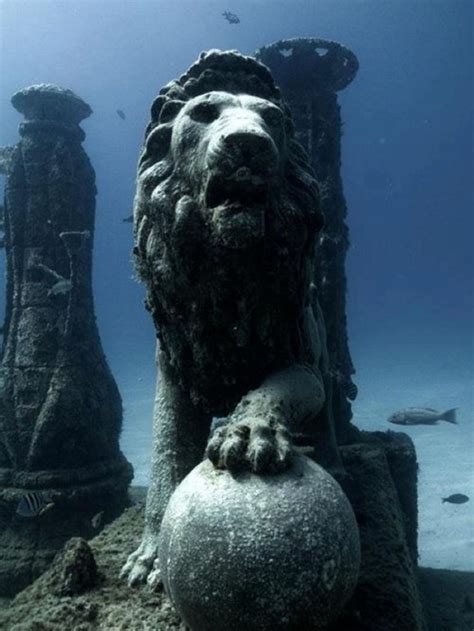 Cleopatra’s Underwater Palace, Alexandria , Egypt. | Underwater city, Egypt, Sunken city