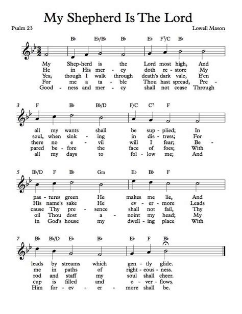 Free Lead Sheet – My Shepherd Is The Lord – Michael Kravchuk