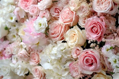 Premium Photo | Wedding decoration flower background