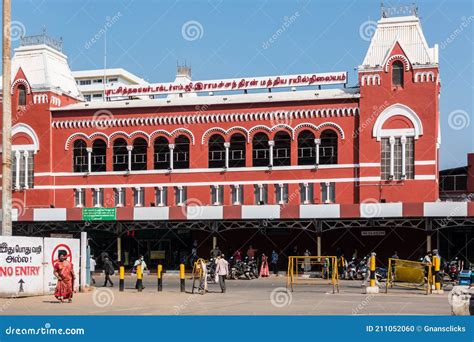 Chennai Central Railway Station Editorial Image - Image of major ...