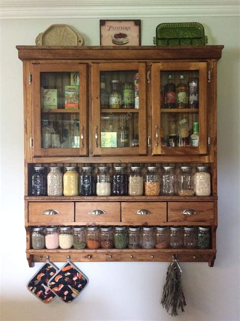 Custom Spice Pantry, Spice Rack, Collectors display with drawers. Home Decor Kitchen, Home ...