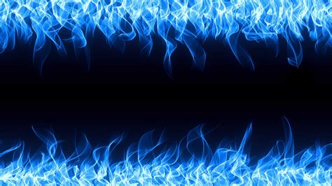 Abstract Blue Flame Wallpaper Download