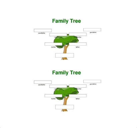 Three Generation Family Tree Template – 10+ Free Word, Excel, PDF ...