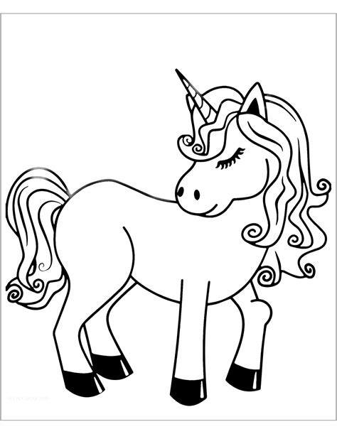 Coloriage Licorne