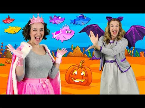 Halloween Baby Shark + More Kids Halloween Songs - Videos For Kids