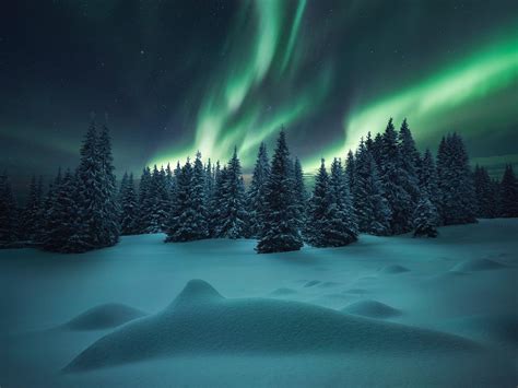 Northern Lights Winter Wallpapers - Wallpaper Cave