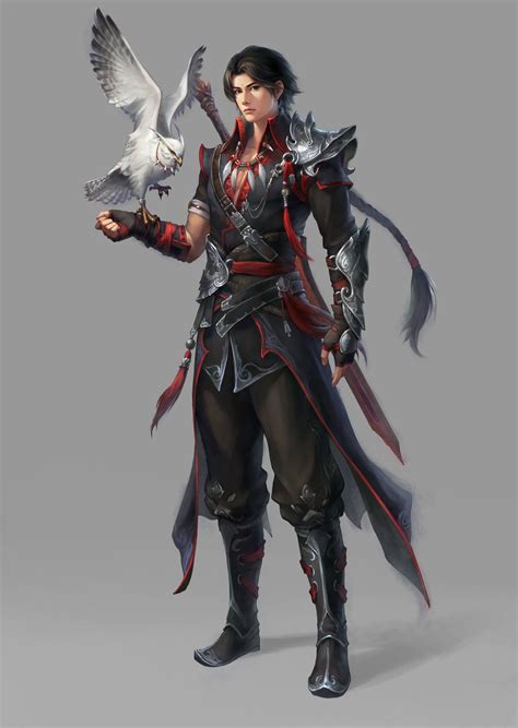 2D ConceptArt, Moky lin | Fantasy character design, Concept art characters, Character design