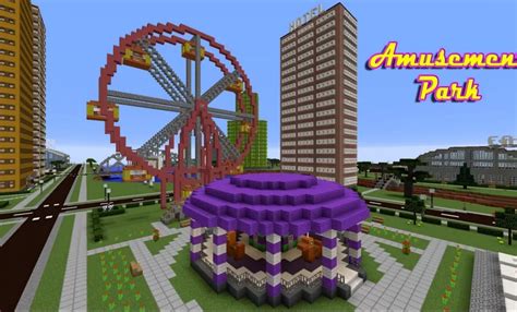 Amusement Park Map 1.20.2/1.20.1/1.20/1.19.2/1.19.1/1.19/1.18/1.17.1/Forge/Fabric projects minecraft