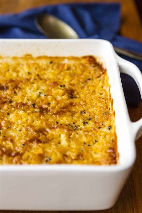 Grandma's Creamed Corn Casserole Recipe | Unsophisticook