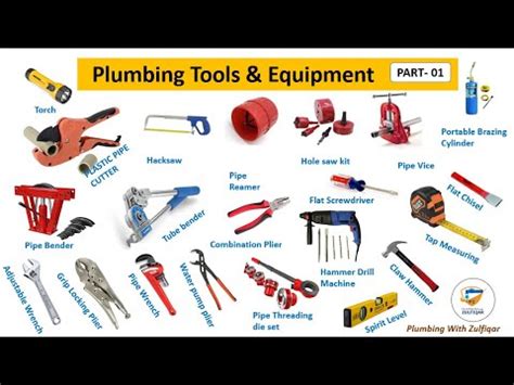 Plumbing Tools II Plumbing Tools name and work II Plumbing with Zulfiqar - YouTube