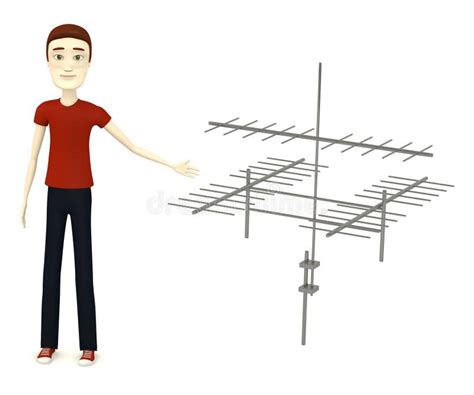 Cartoon Man With Antenna Royalty Free Stock Images - Image: 31284059