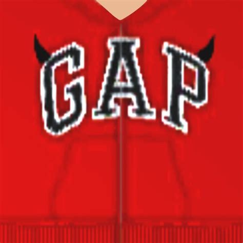 Red GAP Hoodie ️ in 2022 | Roblox t shirts, Hoodie roblox, Free t shirt ...