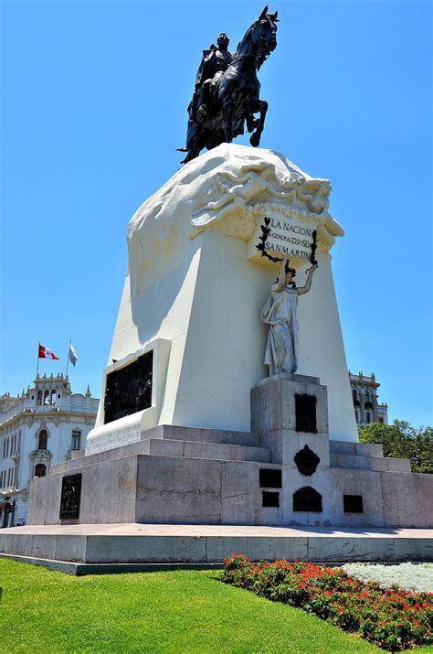 General José de San Martin Equestrian Statue in Lima, Peru - Encircle Photos