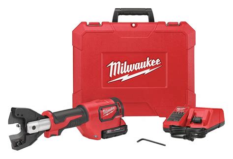 MILWAUKEE Cordless Cable Cutter Kit, 18.0V - 45FD45|2672-21 - Grainger