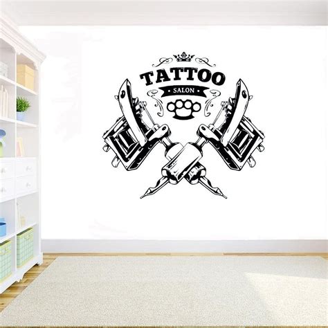 Tattoo Salon Wall sticker Tattoo Parlor removeable Vinyl wall decal ...