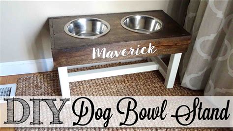 DIY Dog Bowl Stand 🐾 - YouTube