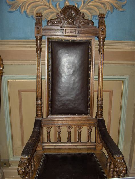 The judge's chair | The judge's chair in the old courthouse … | Flickr