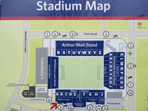 Selhurst Park Stadium Map