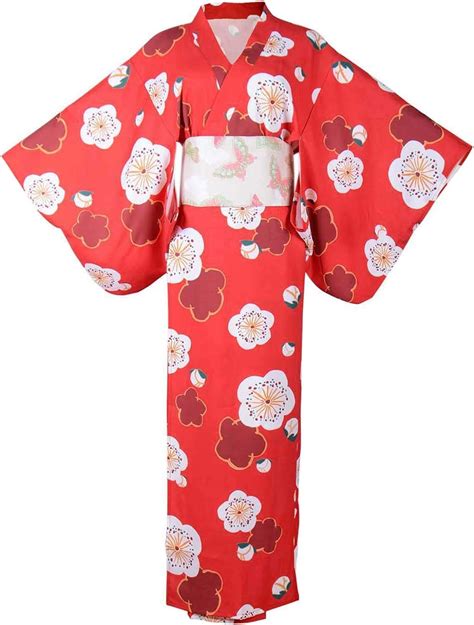 Femme Rouge Kimono Costume Love Live Cosplay Robe Deluxe Sakura Fleur ...