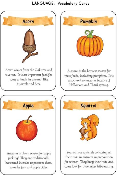 Montessori Inspired Autumn Themed Early Learning Literacy Pack | Autumn ...