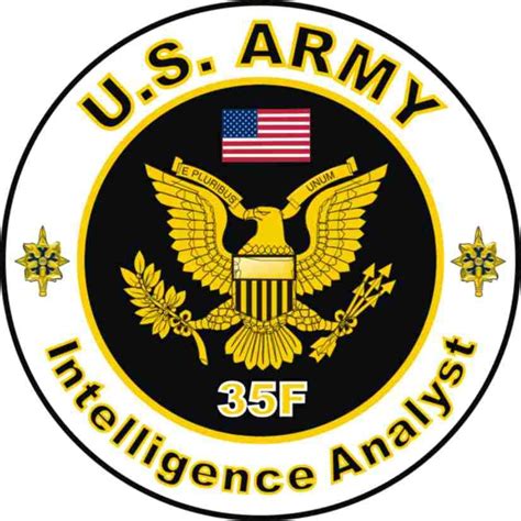 US Army MOS 35F Intelligence Analyst Decal - US Army MOS Decals ...