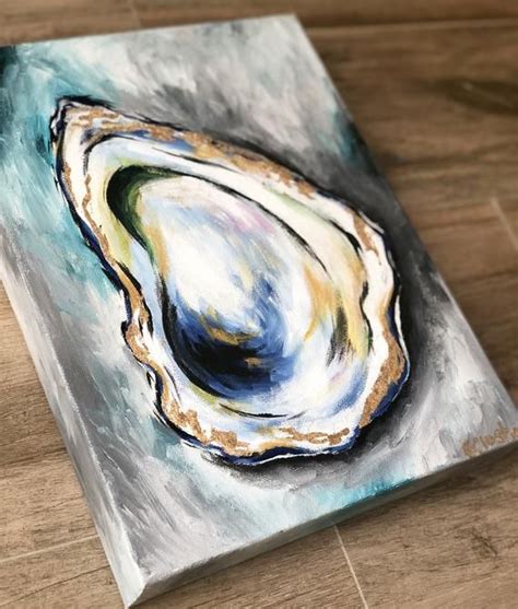 Oyster Acrylic Painting - Louisiana Art - Oysters Art | Louisiana art ...