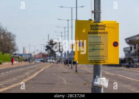 Car parking on the seafront at Southend on Sea in Essex. Photo by Gordon Scammell Stock Photo ...