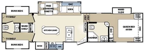 5Th Wheel Front Bunkhouse Floor Plans - floorplans.click