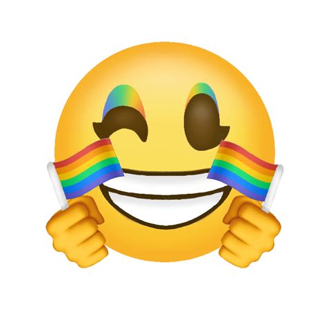 I made a pride emoji! : r/lgbt