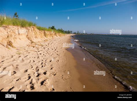 Lake Michigan beach near Muskegon, MI, USA Stock Photo - Alamy