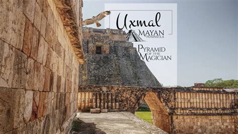 Pyramid of the Magician in Uxmal - Mayan Peninsula