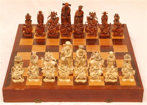 Chinese Carved Ivory set cheess Figure - Поиск в Google | ANTIQUE CHESS SETS | Pinterest | Chess ...