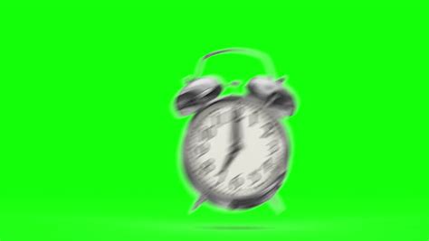 Crazy Alarm Clock. 3D Animation, Green Screen, Seamless Loop. Stock Footage Video 5129150 ...