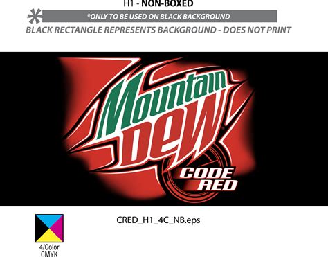 Mountain Dew Code Red Logo PNG Transparent & SVG Vector - Freebie Supply