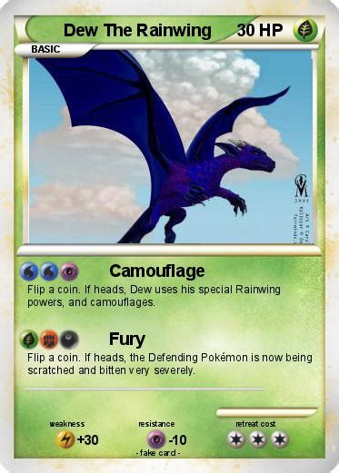 Pokémon Dew The Rainwing - Camouflage - My Pokemon Card