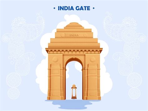 Top 196+ India gate in cartoon - Tariquerahman.net