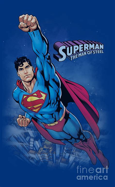 Superman Comic Twilight Flight Digital Art by Seth Lundberg | Fine Art ...