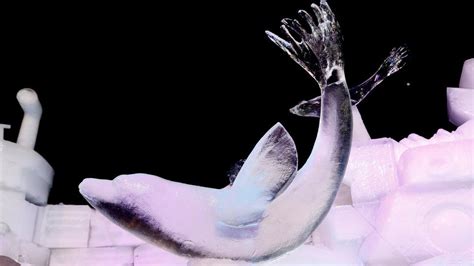 Ice work! Incredible frozen sculptures - BBC Newsround