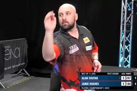 Darts' Jamie Hughes embarrassingly miscounts on nine-darter - Daily Star